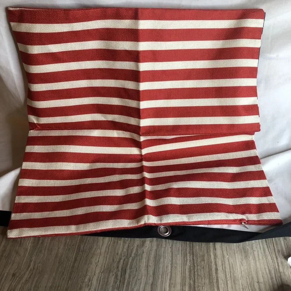 4th of July Pillow Cover 18x18 Inch Bow America Flag Stars Stripes NEW!!